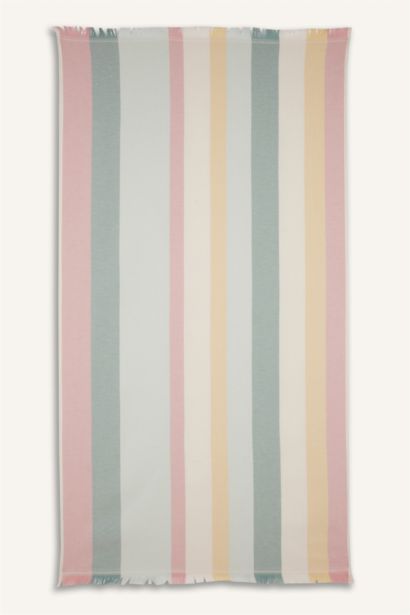 Woman Patterned Cotton Beach Towel