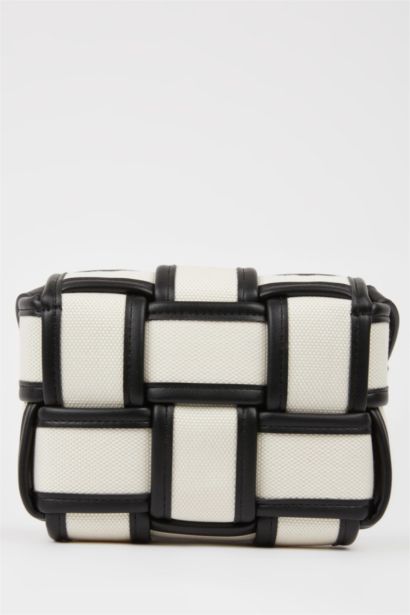 Әйелдерге кенеп шынжырлы иық сөмкесі