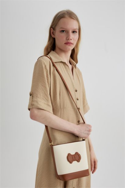 Әйелдерге кенеп шынжырлы иық сөмкесі