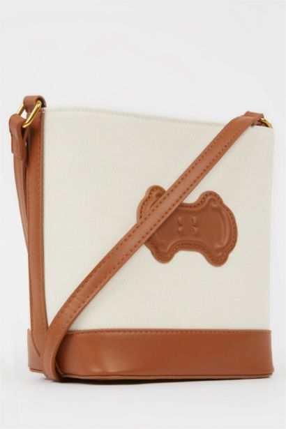 Әйелдерге кенеп шынжырлы иық сөмкесі