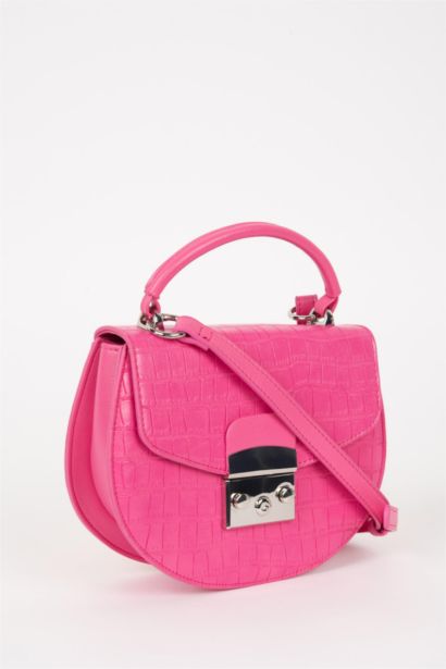 Kadın Toka Detaylı Suni Deri Omuz Çantası