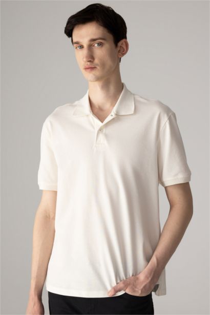 %100 Pamuk Regular Fit Polo Yaka Kısa Kollu Basic Düz Pike Kumaş Tişört