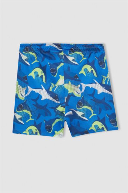 Boy Shark Pattern Swimsuit
