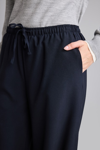 Normal Waist Wide Leg Trousers