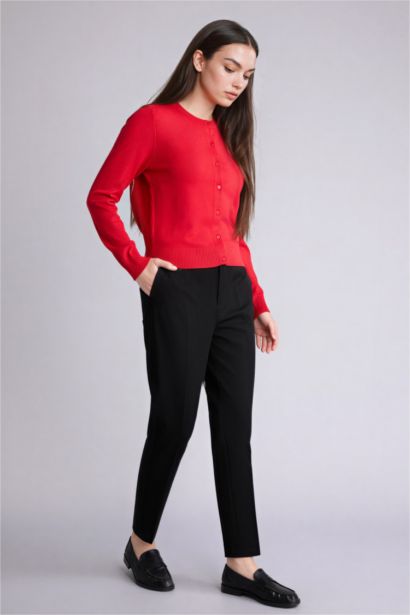 Regular Hem Trousers