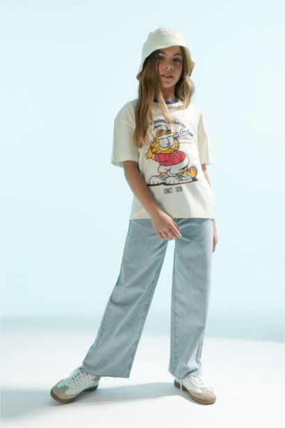 Girl Garfield Relax Fit Short Sleeve T-Shirt