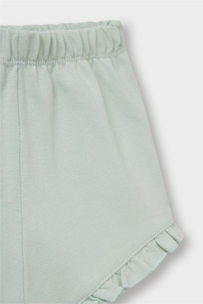 Baby Girl Pique Shorts