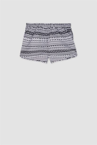 Fall in Love Regular Fit Ethnic Patterned Swim Shorts