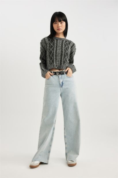 Regular Fit Crew Neck Knitwear Pullover