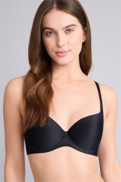 حمالة صدر برا تيشيرت بنص حشو مبطن