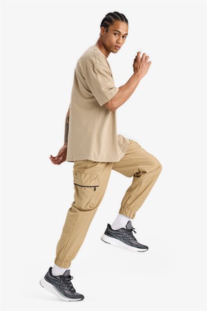 Oversize Fit Woven Trousers