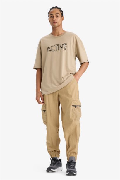 Oversize Fit Woven Trousers