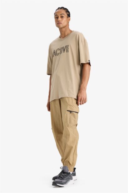 Oversize Fit Woven Trousers
