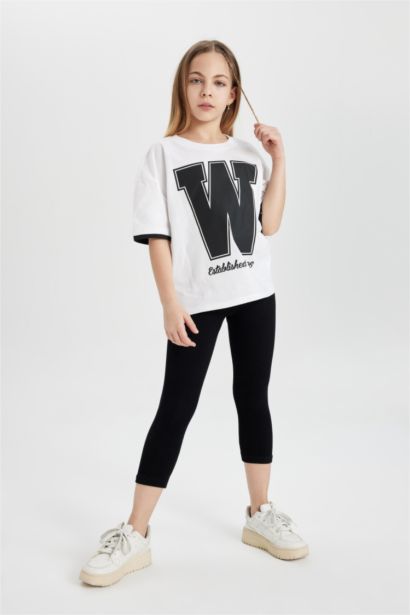 Girl Capri Length Leggings