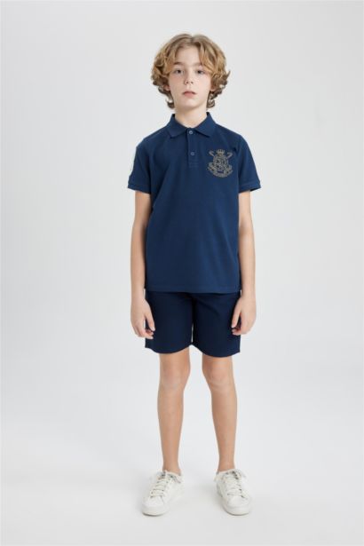 Boy Pique Short Sleeve Polo T-Shirt
