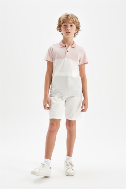 Boy Pique Short Sleeve Polo T-Shirt