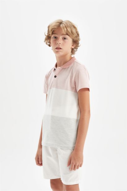 Boy Pique Short Sleeve Polo T-Shirt