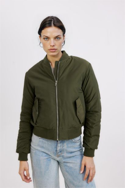 جاكيت بومبر بياخة كوليج مقاوم للماء