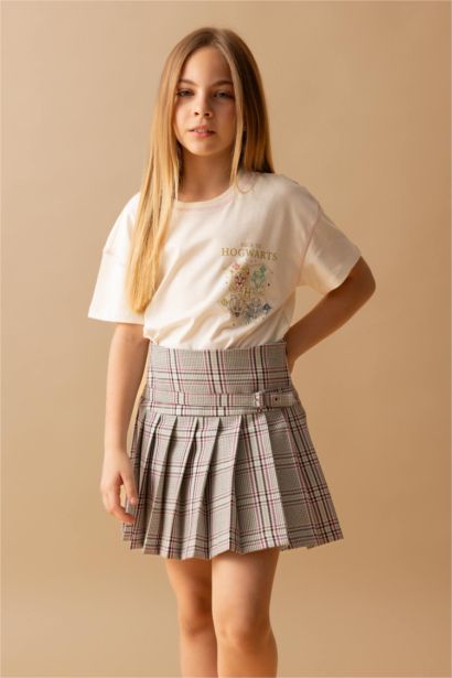 تيشيرت بناتي قصة مريحة من هاري بوتر