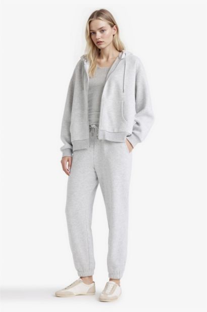 Cardigan Tissu Sweat Épais