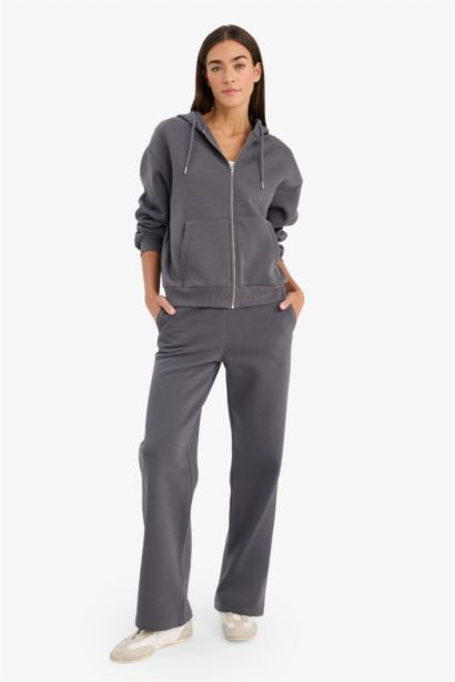 Кардиган свободного кроя базовый из плотной ткани для женщин