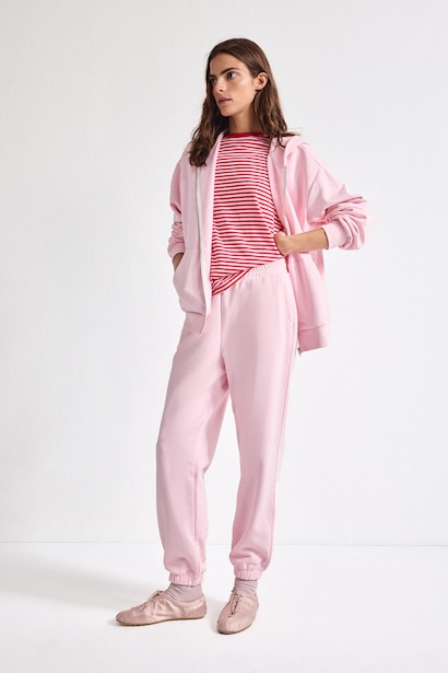 Relax Fit Thick Sweatshirt Fabric Cardigan