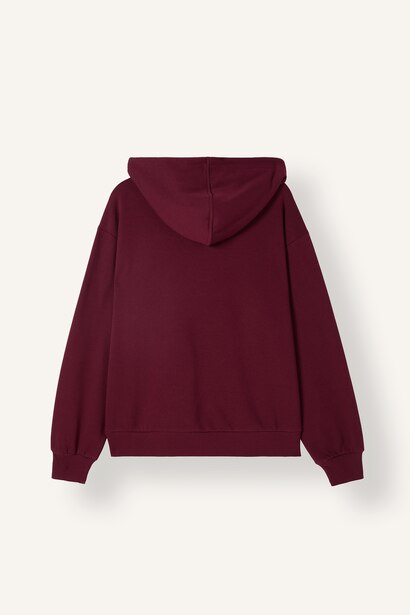 Relax Fıt Kalın Sweatshirt Kumaşı Hırka