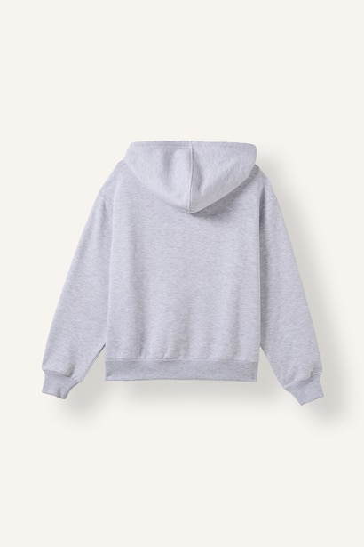 Relax Fıt Kalın Sweatshirt Kumaşı Hırka