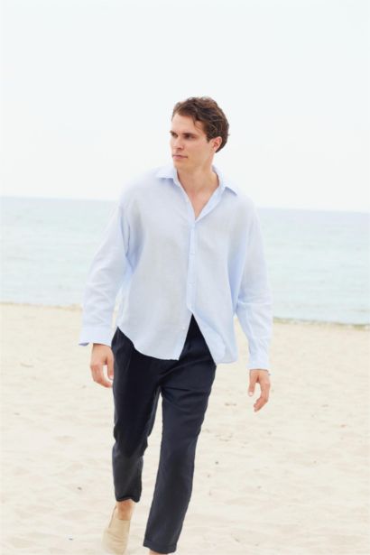 Linen Long Sleeve Shirt