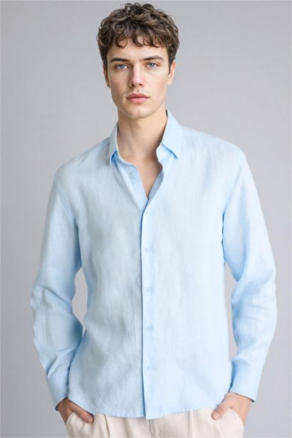 Linen Long Sleeve Shirt