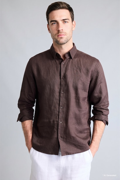 Linen Long Sleeve Shirt