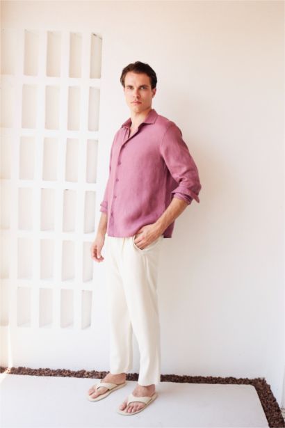Linen Long Sleeve Shirt