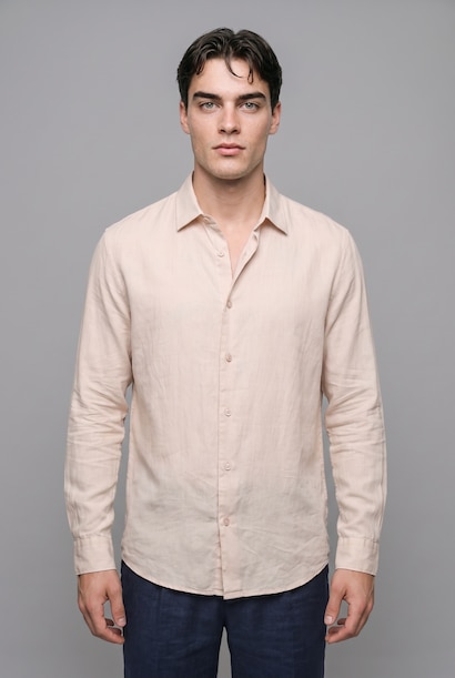 Linen Long Sleeve Shirt