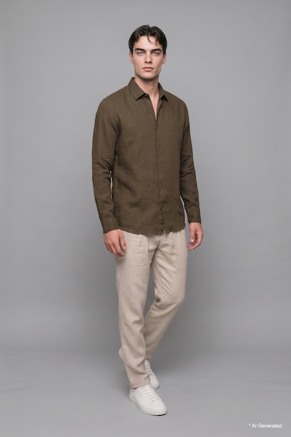 Linen Long Sleeve Shirt