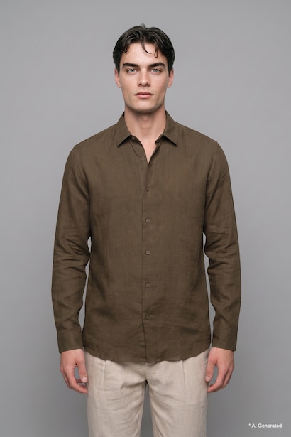 Linen Long Sleeve Shirt