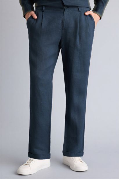 Relax Fit Linen Trousers