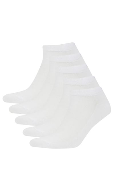 Man 5 Piece Cotton Booties Socks