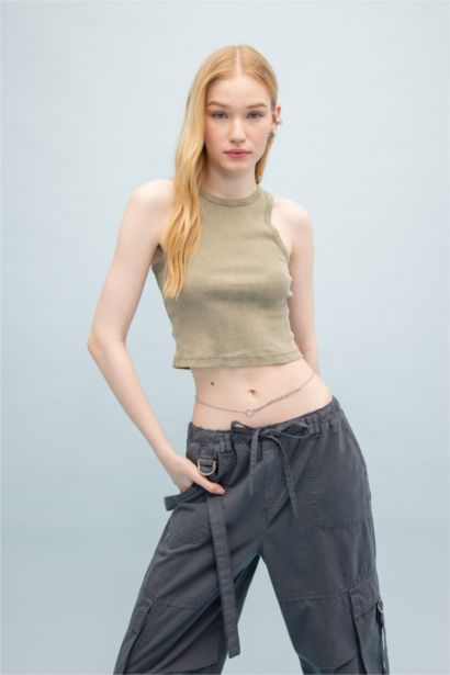 Débardeur Slim à effet délavé