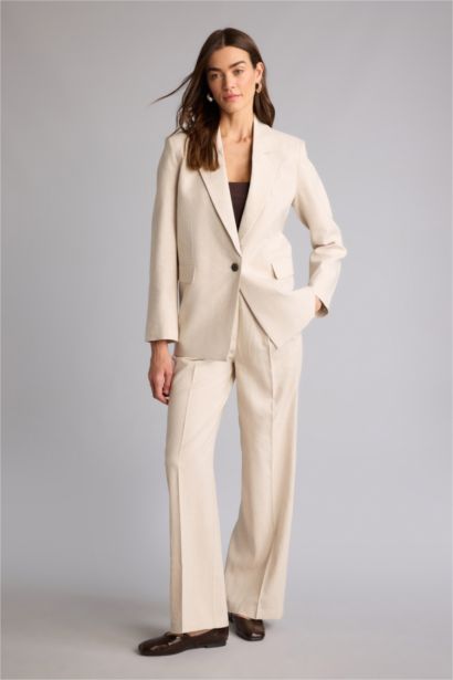 High Waist Wide Leg Trousers