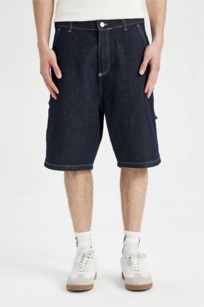 Carpenter Fit Denim Bermuda