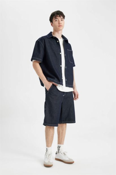 Carpenter Fit Denim Bermuda