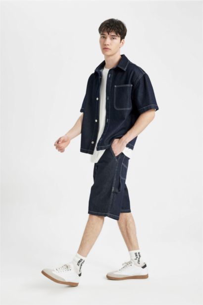 Carpenter Fit Denim Bermuda