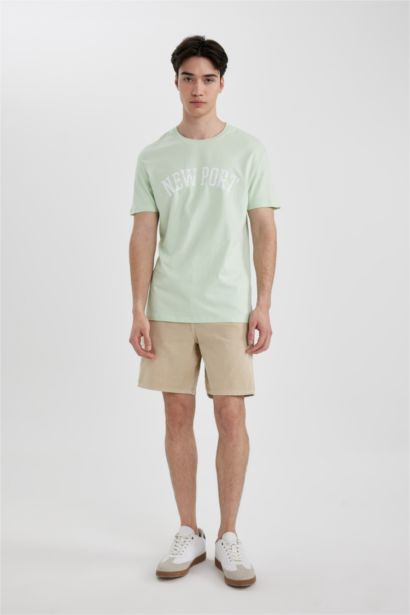 Regular Fit Crew Neck Short Sleeve T-Shirt