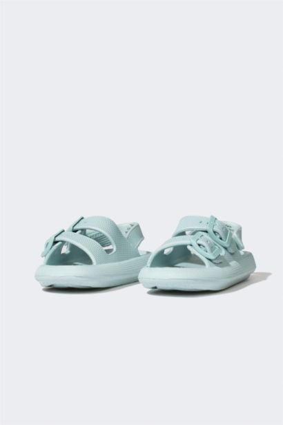 Girl Velcro Flat Heel Sandals