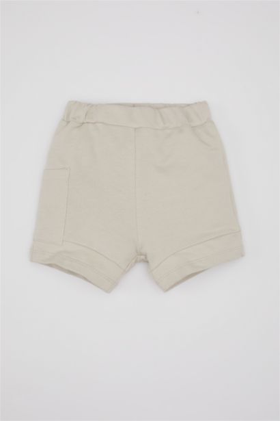 Baby Boy Slogan Printed Cotton T-Shirt Shorts 2 Piece Set