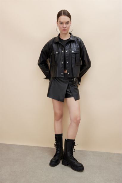 үлкен пішім Ұзын жеңді көйлек