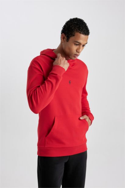 DeFactoFit Standard Fit Skuba Diving Fabric Sweatshirt