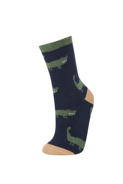 Chaussettes Longues Coton Hautes pour Garçon - 3 Paires