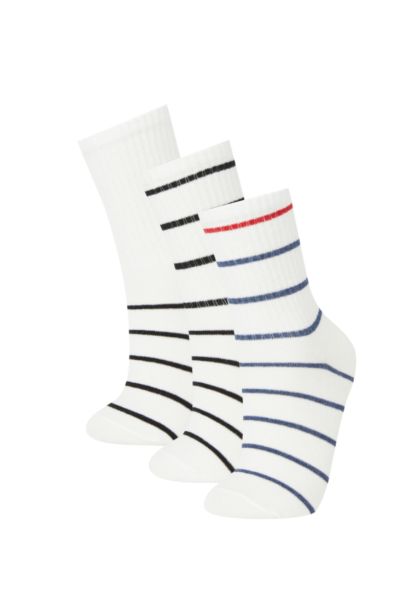 Chaussettes Longues Coton pour Garçon - 3 Paires