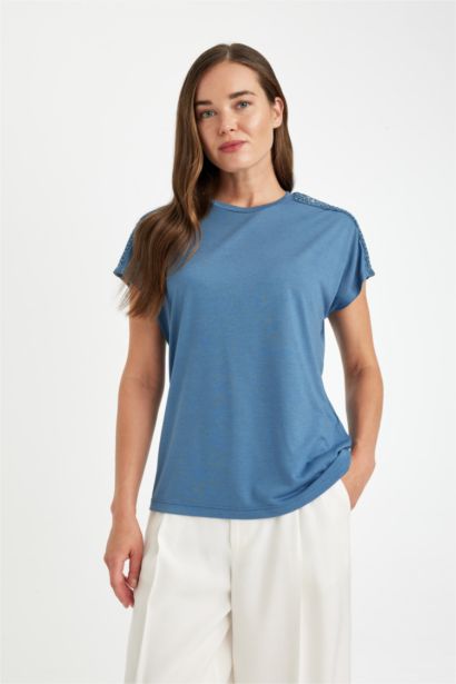 Crew Neck Short Sleeve T-Shirt